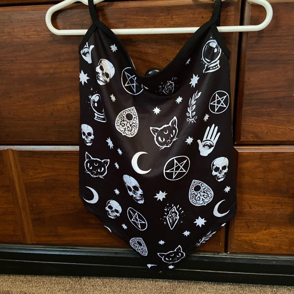 Black and white printed Face Mask